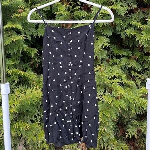 Forever 21 Black and White Polka Dot Mini Skirt